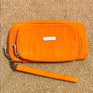 Baggallini Orange Wristlet